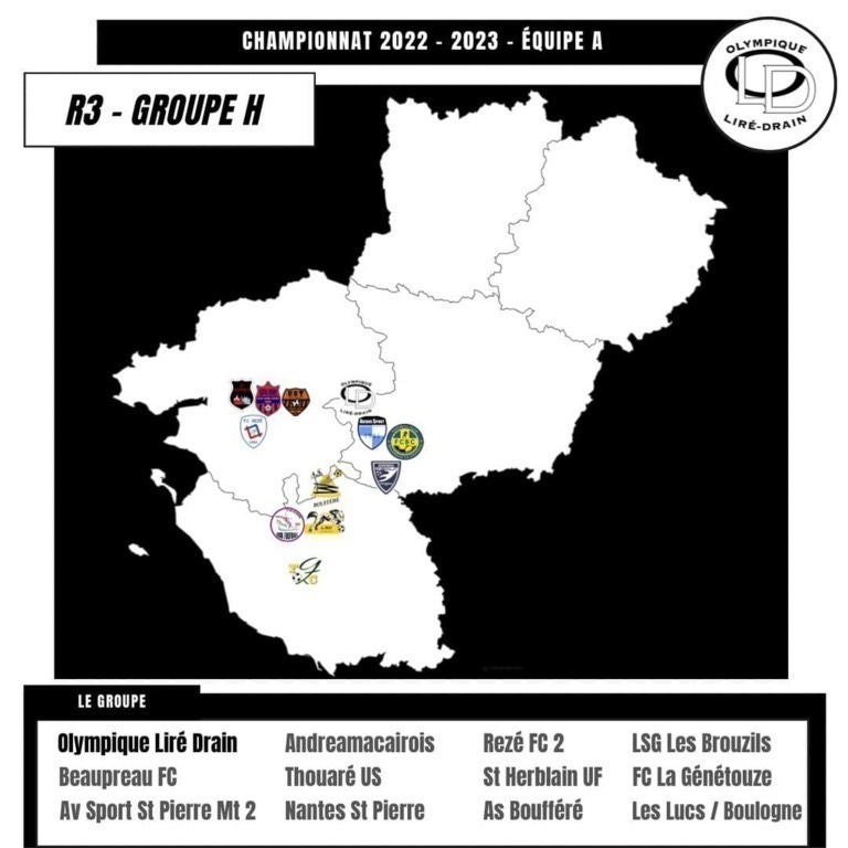 SAISON 2022/2023: LE GROUPE R3 CONNU...