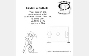 DECOUVERTE DU FOOTBALL LE 21 MAI 2014...
