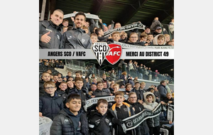 NOS U13 INVITÉS PAR ANGERS SCO (7 NOVEMBRE)